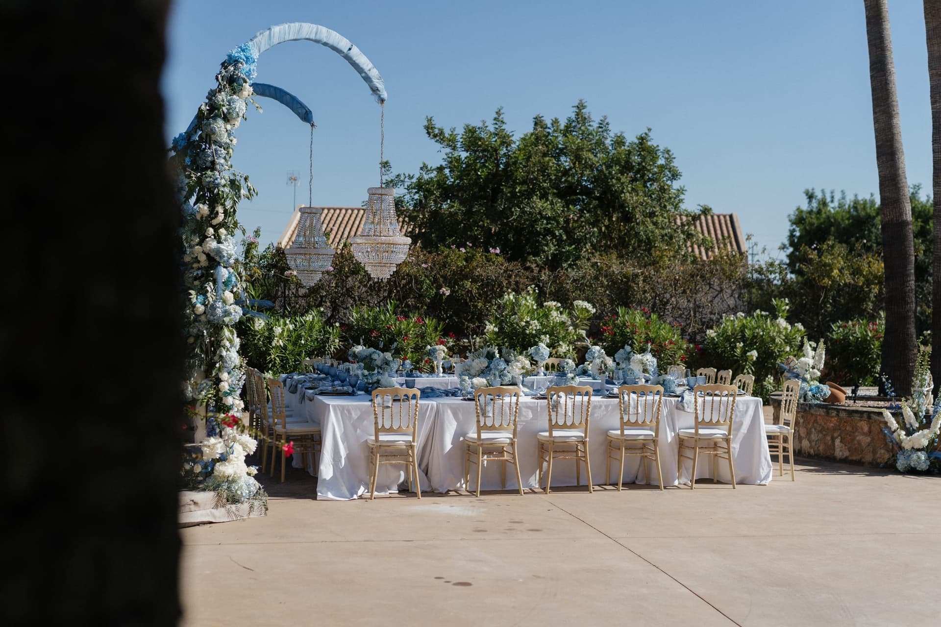 Hochzeit Diana & Timo auf Mallorca – florale Dekoration